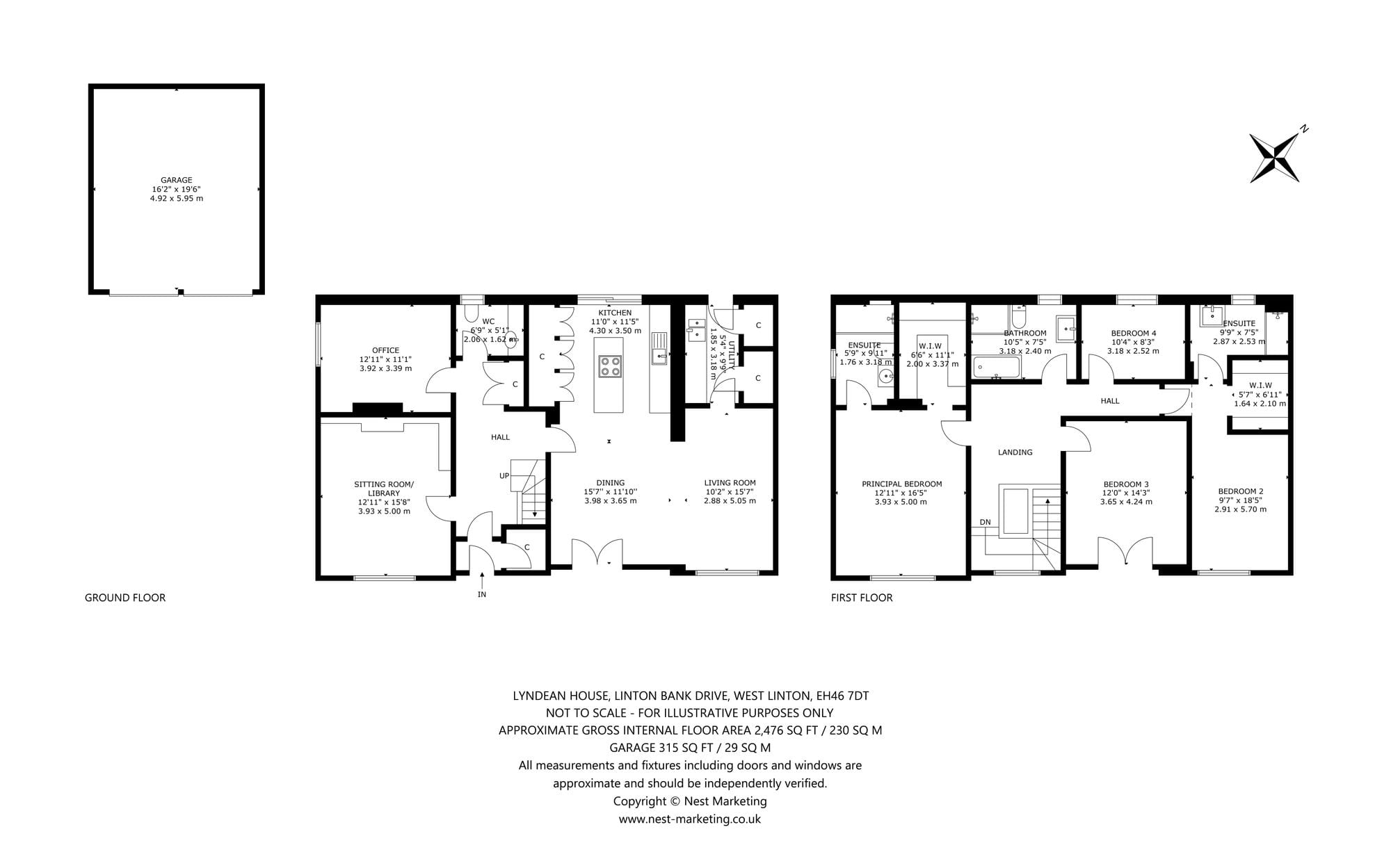 Floor plan, Linton Bank Drive, West Linton EH46