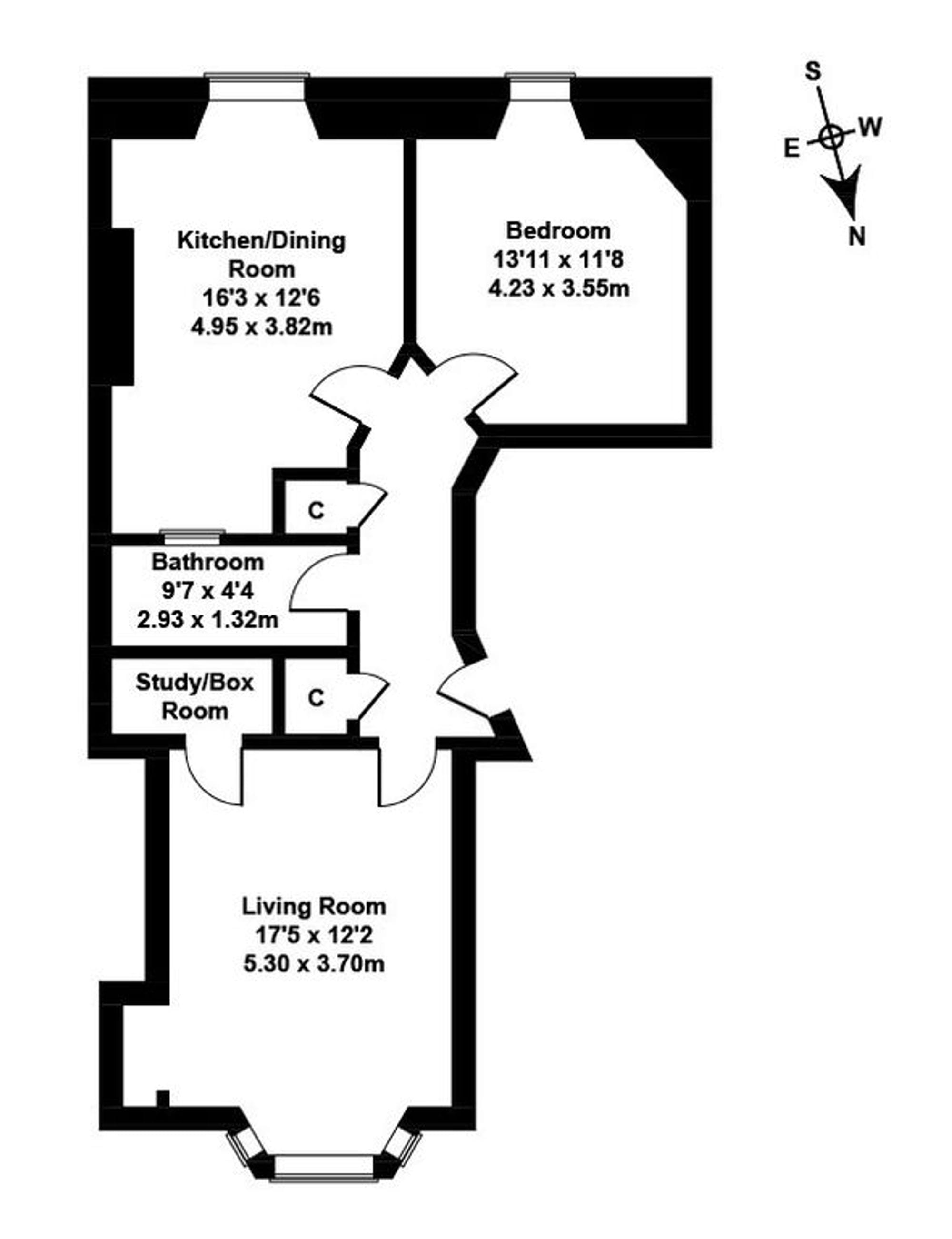 Floor plan, Bowhill Terrace, Edinburgh EH3