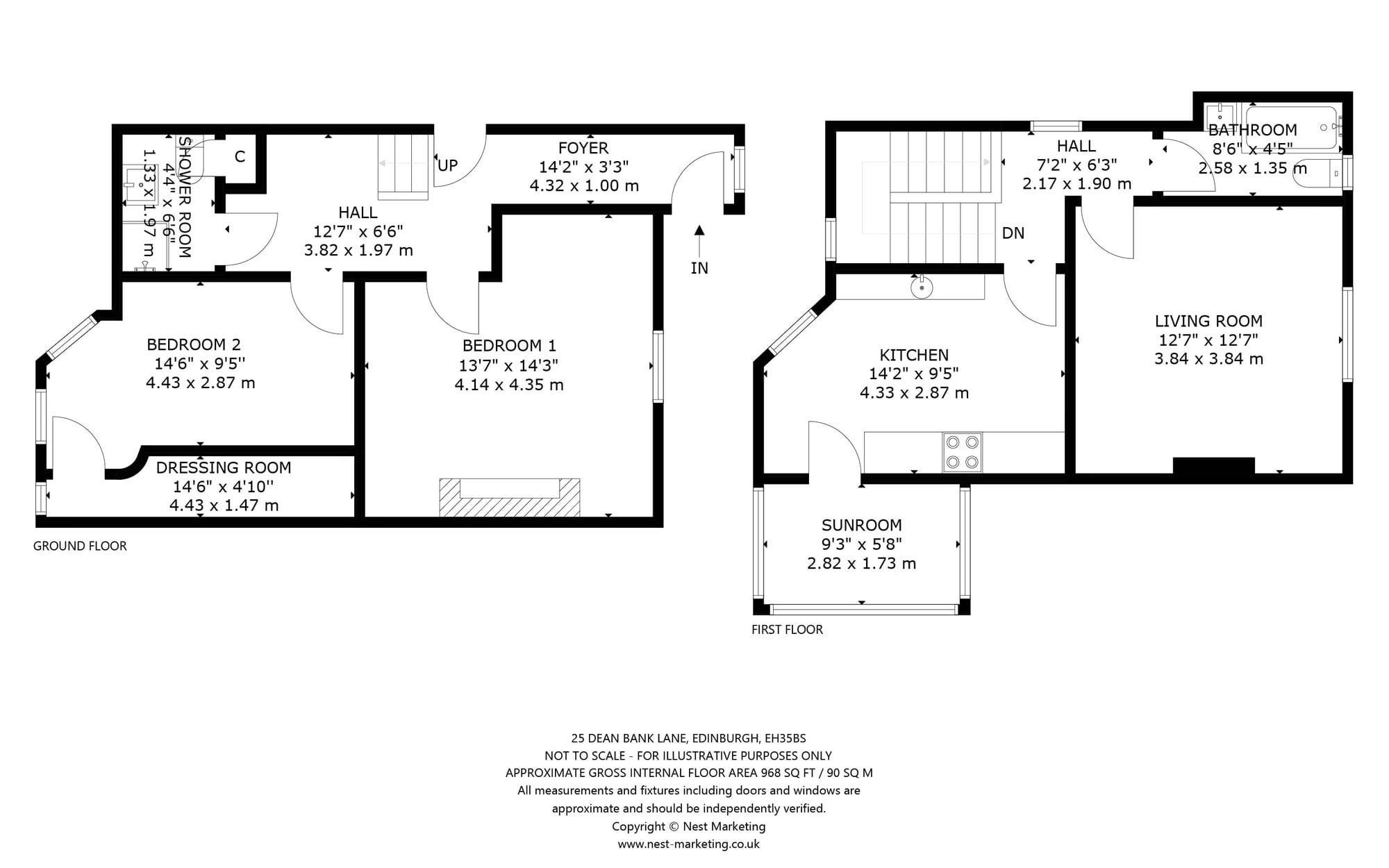 Floor plan, Dean Bank Lane, Edinburgh EH3