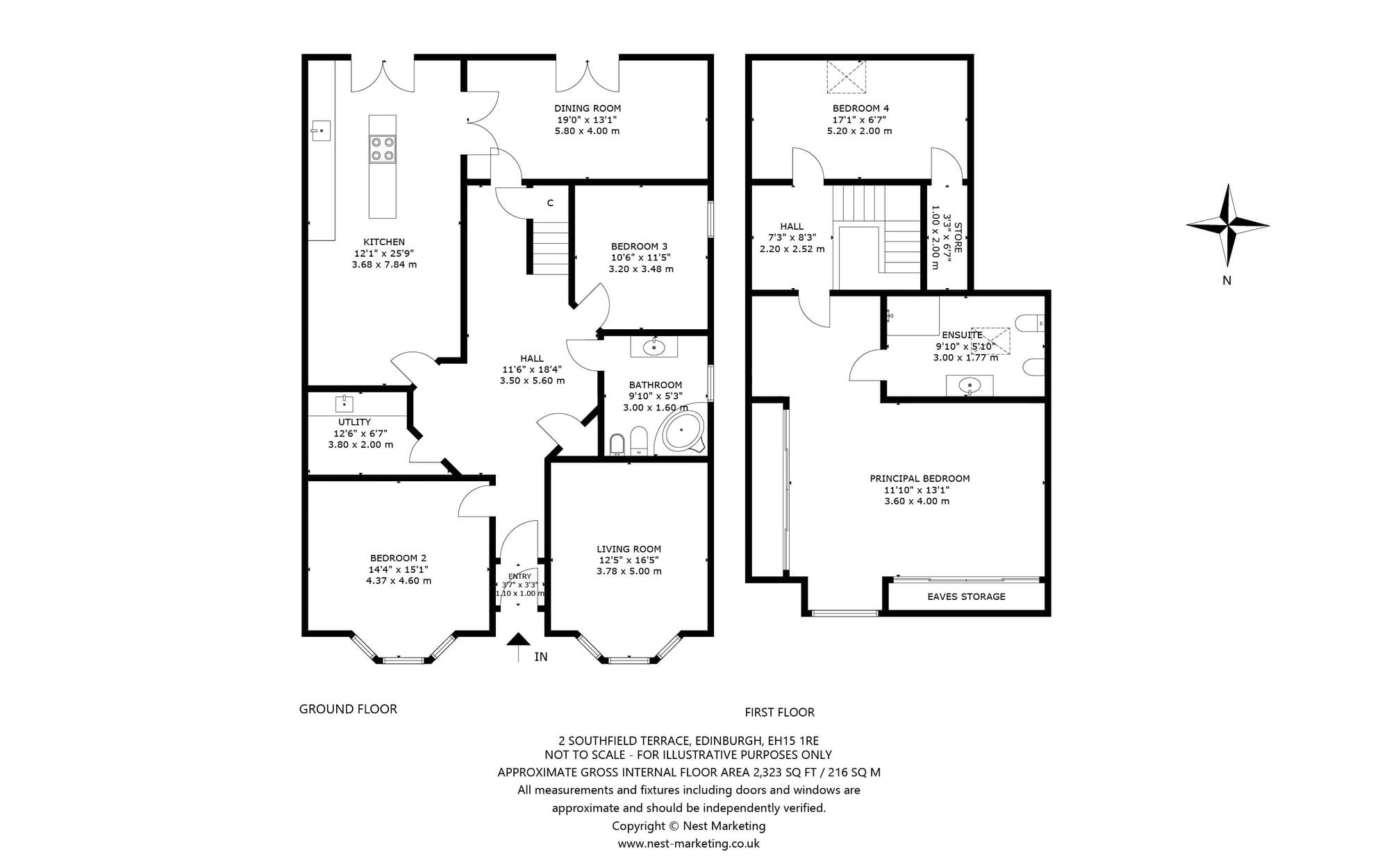 Floor plan, Southfield Terrace, Edinburgh EH15