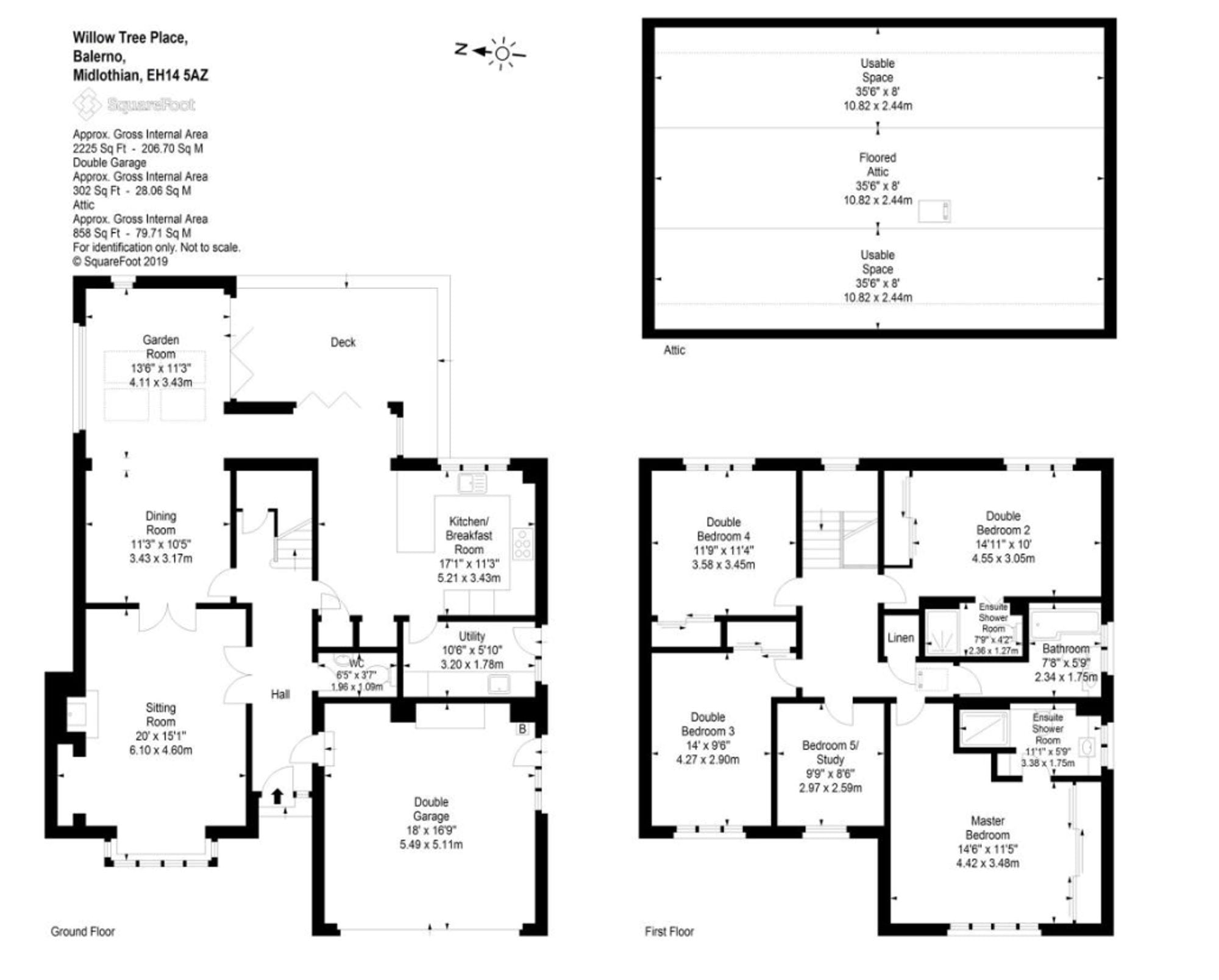 Floor plan, Willow Tree Place, Balerno EH14