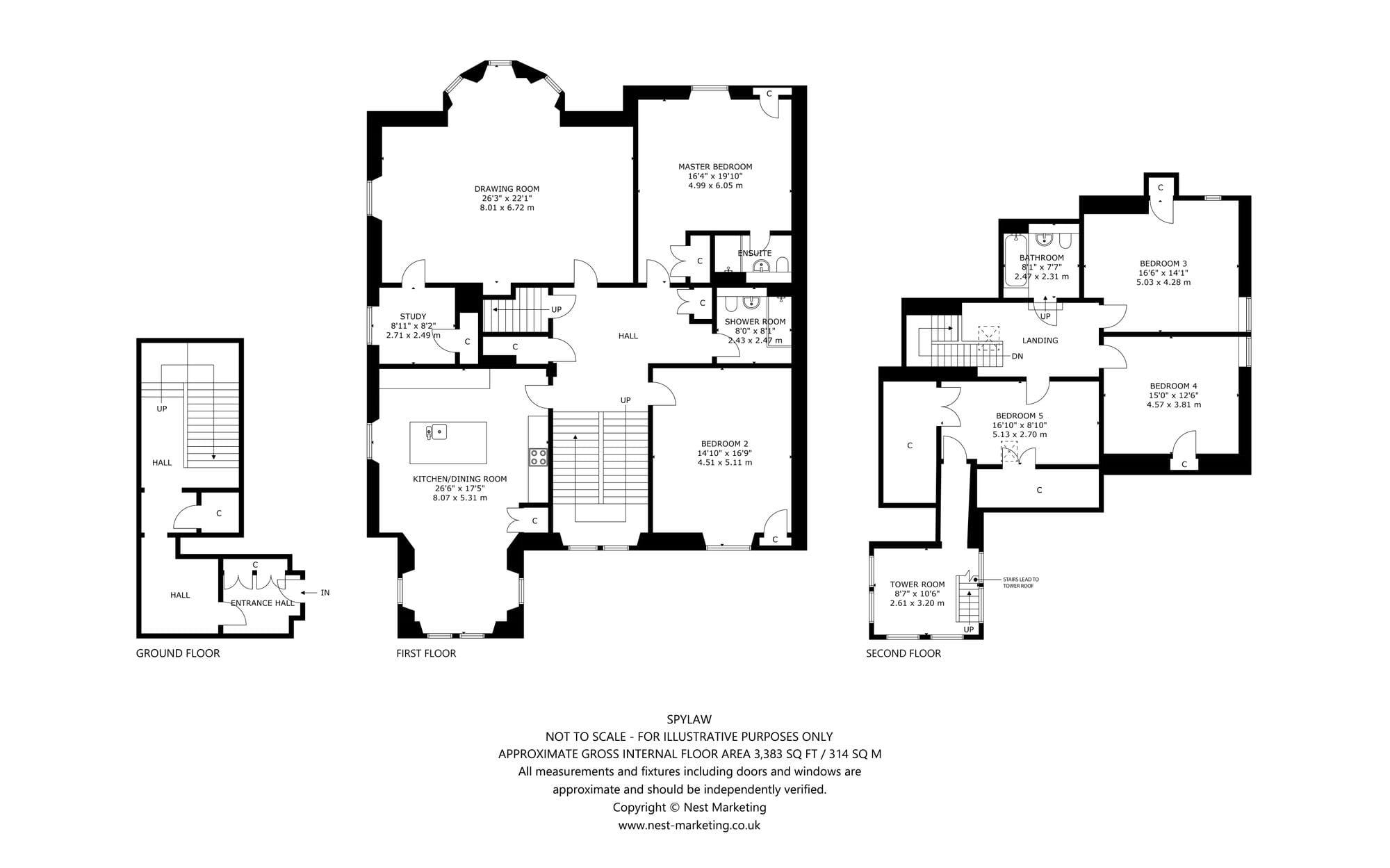 Floor plan, Spylaw Road, Edinburgh EH14