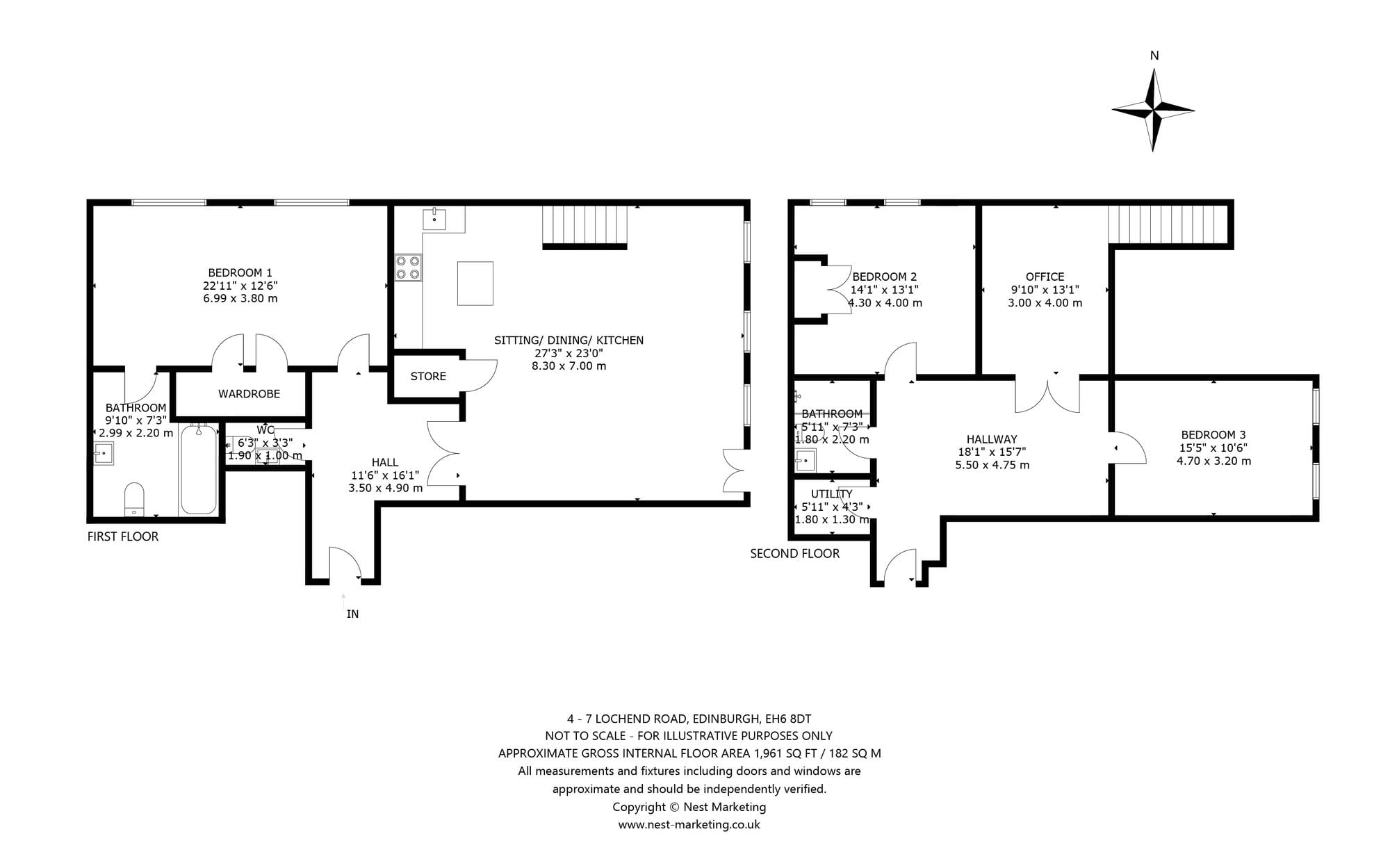 Floor plan, Lochend Road, Edinburgh EH6
