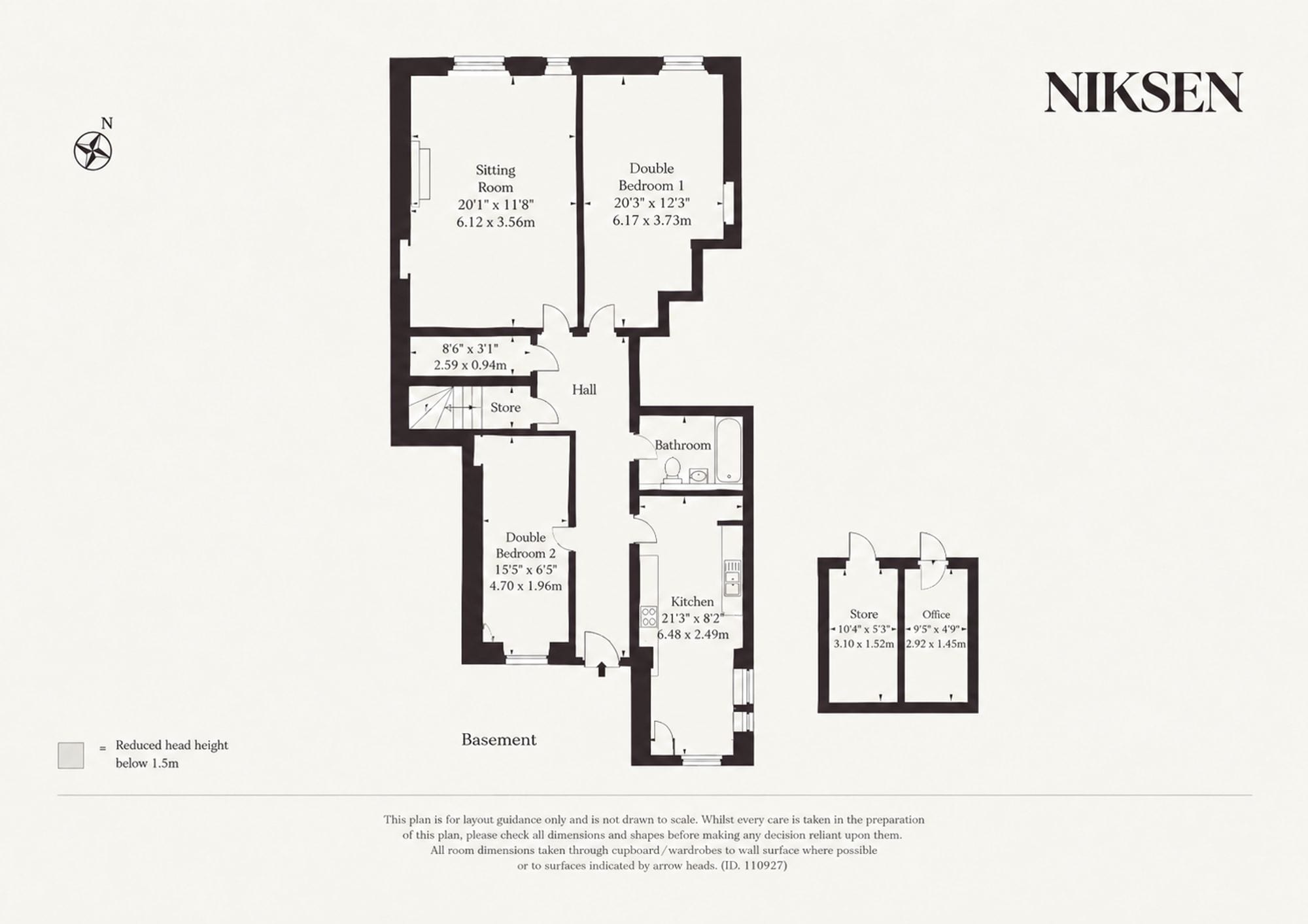 Floor plan, St. Vincent Street, Edinburgh EH3