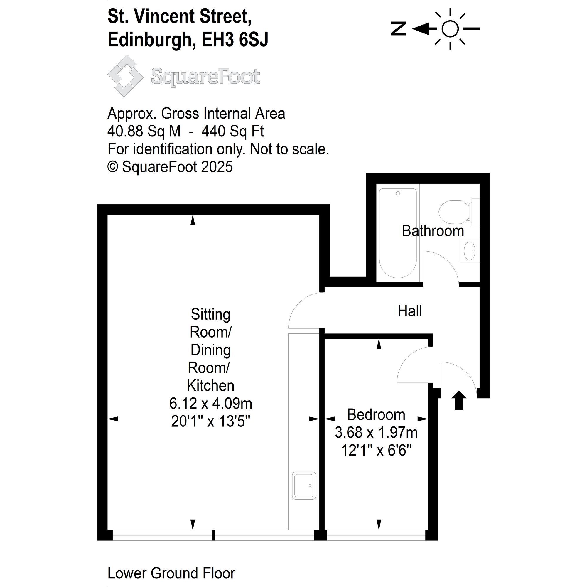Floorplan: 18a/1 St. Vincent Street, Edinburgh