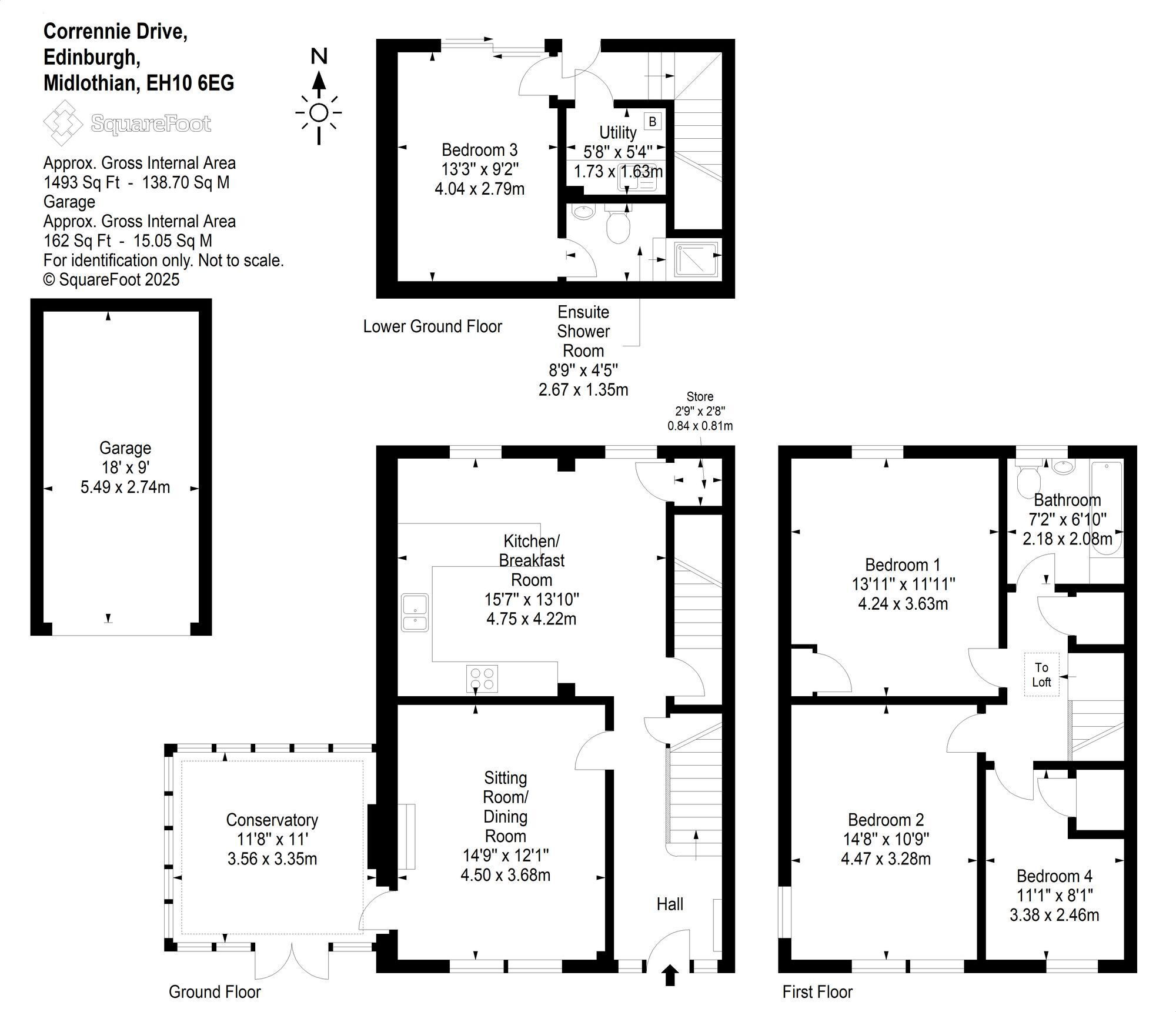 Floorplan: 21 Corrennie Drive, Edinburgh