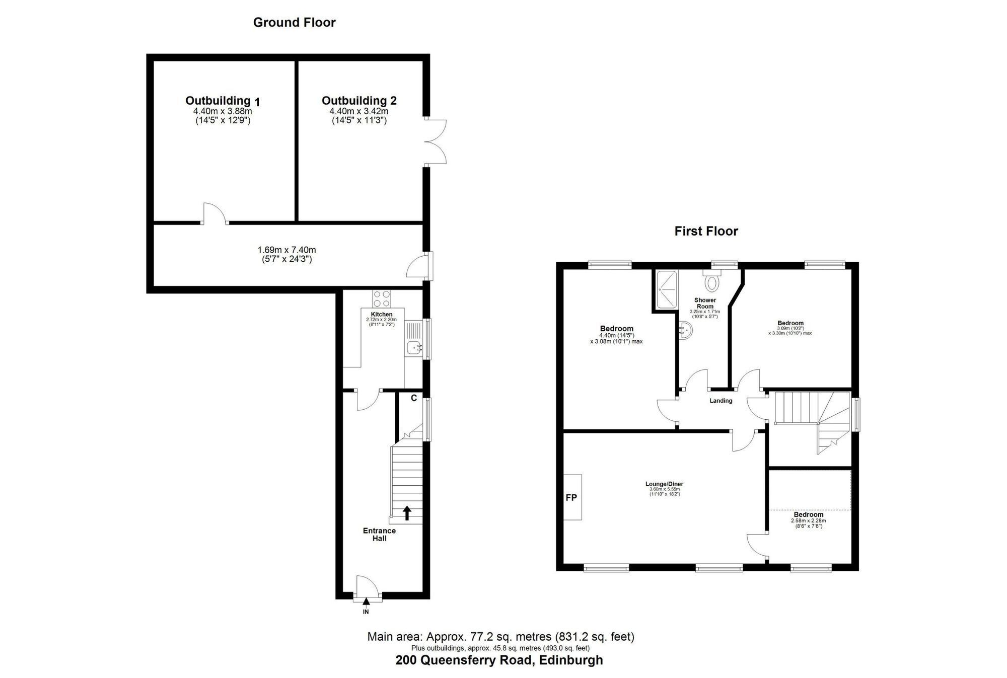 Floorplan: 200 - 202 Queensferry Road, Edinburgh