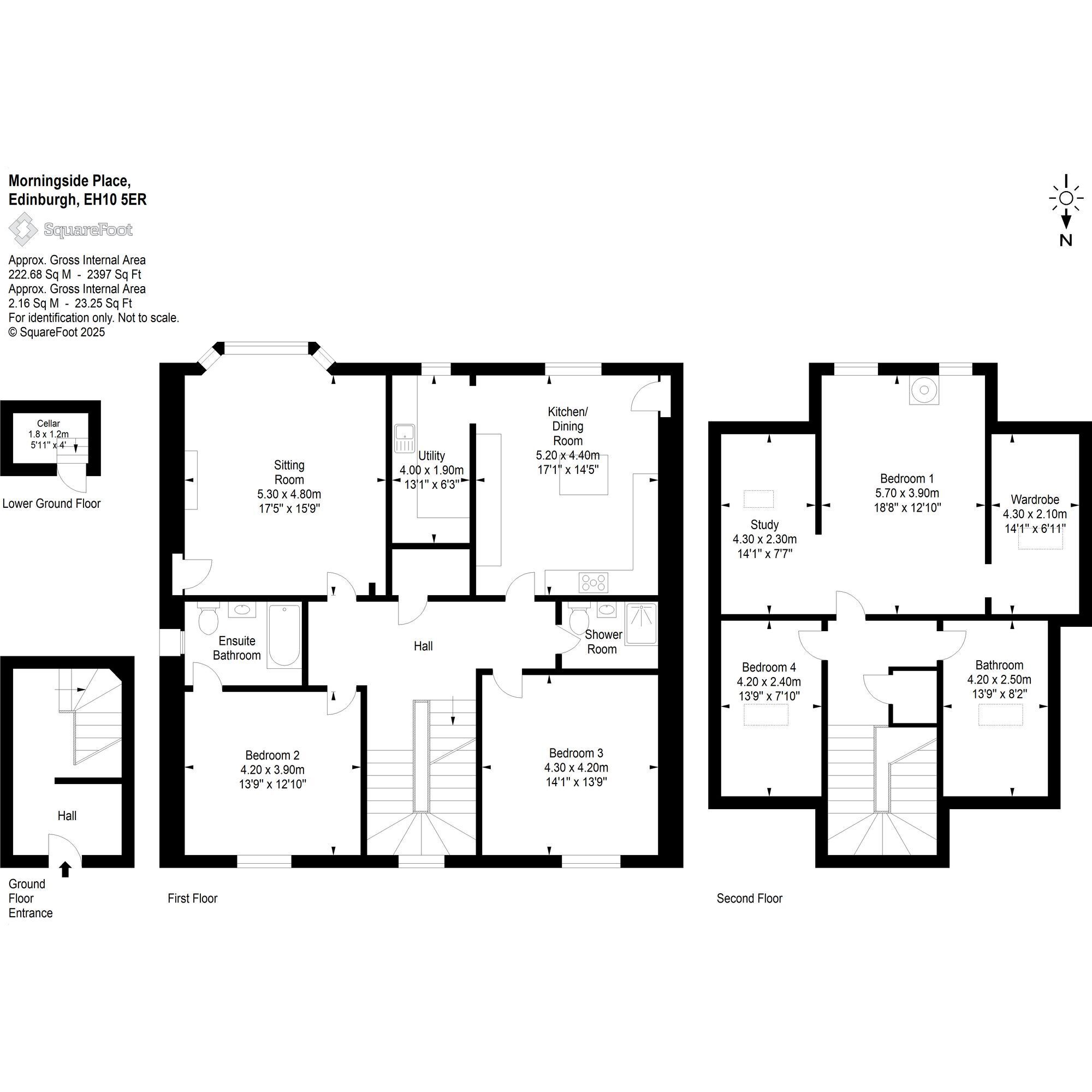 Floorplan: 4a Morningside Place, Edinburgh